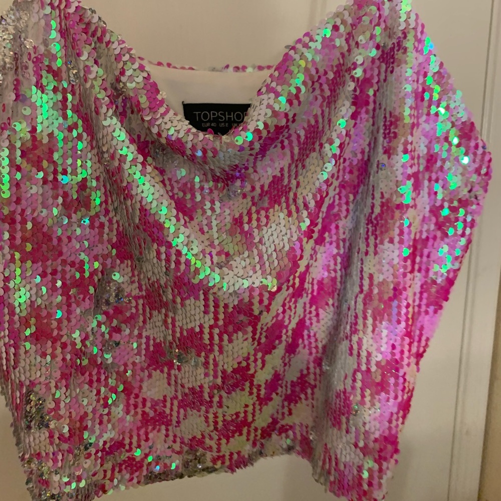 Top shop sparkly shirt
